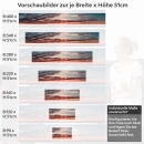 Mobile Preview: Küchenrückwand Folie Sonnenuntergang in der Wolkenkulisse Höhe 51cm