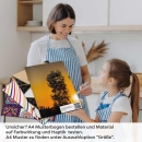Mobile Preview: Küchenrückwand Folie Panorama Sunset A4 Muster