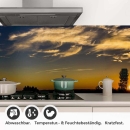 Mobile Preview: Küchenrückwand Folie Panorama Sunset Detailbild 1