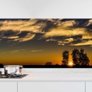 Mobile Preview: Küchenrückwand Folie Panorama Sunset Hauptbild 1