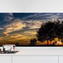 Mobile Preview: Küchenrückwand Folie Der Himmel im Panoramablick Hauptbild 1