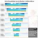 Mobile Preview: Küchenrückwand Folie Lagune Variantenauswahl Vorschaubild Höhe 60cm