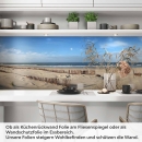 Mobile Preview: Küchenrückwand Folie Nordsee Spaziergang Artikelbild 1