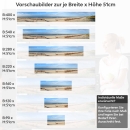 Mobile Preview: Küchenrückwand Folie Nordsee Spaziergang Variantenauswahl Vorschaubild Höhe 51cm