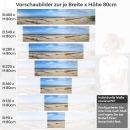 Mobile Preview: Küchenrückwand Folie Nordsee Spaziergang Variantenauswahl Vorschaubild Höhe 80cm