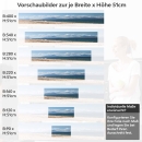 Mobile Preview: Küchenrückwand Folie naturnaher Strand Variantenauswahl Vorschaubild Höhe 51cm