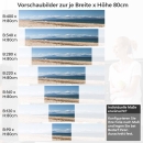Mobile Preview: Küchenrückwand Folie naturnaher Strand Variantenauswahl Vorschaubild Höhe 80cm