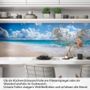 Mobile Preview: Küchenrückwand Folie himmlischer Strand Artikelbild 1