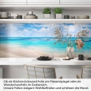 Mobile Preview: Küchenrückwand Folie Strand & Meer in himmlischen Farben Artikelbild 1