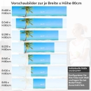 Mobile Preview: Küchenrückwand Folie Karibisches Meer Höhe 80cm