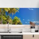 Mobile Preview: Küchenrückwand Folie Strandparadies Hauptbild 1