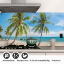 Mobile Preview: Küchenrückwand Folie Tropenstrand Detailbild 1