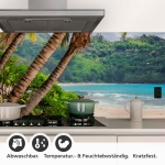 Mobile Preview: Küchenrückwand Folie Tropenidylle Detailbild 1