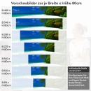 Mobile Preview: Küchenrückwand Folie Paradiesischer Strand Höhe 80cm