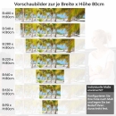 Mobile Preview: Küchenrückwand Folie Palmenhain Sandstrand Höhe 80cm