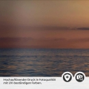 Mobile Preview: Küchenrückwand Folie glühender Himmel über dem Meer Detailbild 2