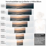 Mobile Preview: Küchenrückwand Folie Sonnenuntergangspanorama Höhe 80cm