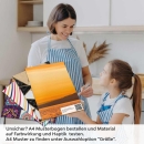 Mobile Preview: Küchenrückwand Folie glühender Horizont A4 Muster