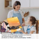 Mobile Preview: Küchenrückwand Folie Inselfelsen im Abendlicht A4 Muster