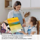 Mobile Preview: Küchenrückwand Folie endloses Horizontglühen A4 Muster