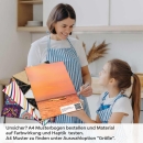Mobile Preview: Küchenrückwand Folie Holzboote im Meer A4 Muster