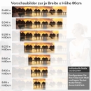 Mobile Preview: Küchenrückwand Folie Holzsteg mit Bungalows im Meer Höhe 80cm