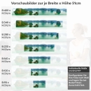 Mobile Preview: Küchenrückwand Folie Vietnamesische Bucht Höhe 51cm