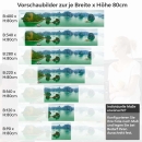 Mobile Preview: Küchenrückwand Folie Vietnamesische Bucht Höhe 80cm