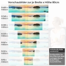 Mobile Preview: Küchenrückwand Folie Meer, Küste & Felsen Höhe 80cm