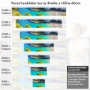 Mobile Preview: Küchenrückwand Folie Meeresbucht Höhe 60cm