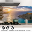 Mobile Preview: Küchenrückwand Folie Inselparadies Malta Detailbild 1