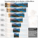 Mobile Preview: Küchenrückwand Folie Inselparadies Malta Höhe 80cm