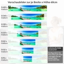 Mobile Preview: Küchenrückwand Folie Weite Lagune und tropisches Inselidyll Höhe 60cm