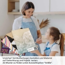 Mobile Preview: Küchenrückwand Folie goldener Strand & türkises Meer A4 Muster