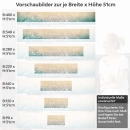 Mobile Preview: Küchenrückwand Folie goldener Strand & türkises Meer Höhe 51cm