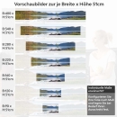 Mobile Preview: Küchenrückwand Folie harmonische Seelandschaft Höhe 51cm