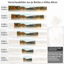 Mobile Preview: Küchenrückwand Folie Herbstpanorama mit Nebelschleier am See Höhe 60cm