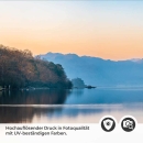 Mobile Preview: Küchenrückwand Folie Berg & See im Panorama Detailbild 2