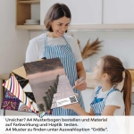 Mobile Preview: Küchenrückwand Folie Anlegesteg am See A4 Muster