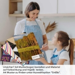 Mobile Preview: Küchenrückwand Folie Naturidylle mit See und Bäumen A4 Muster