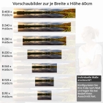 Mobile Preview: Küchenrückwand Folie Naturidylle mit See und Bäumen Höhe 60cm