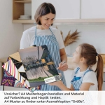 Mobile Preview: Küchenrückwand Folie Mühlenlandschaft am Wasser A4 Muster