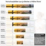 Mobile Preview: Küchenrückwand Folie Mühlenlandschaft am Wasser Höhe 51cm