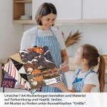 Mobile Preview: Küchenrückwand Folie Norwegens See Charme A4 Muster