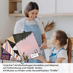 Mobile Preview: Küchenrückwand Folie violetter See A4 Muster