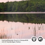 Mobile Preview: Küchenrückwand Folie violetter See Detailbild 2