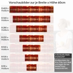 Mobile Preview: Küchenrückwand Folie Bäume am See - Herbstliche Natur Höhe 60cm