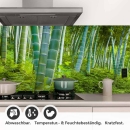 Mobile Preview: Küchenrückwand Folie Bambus Paradies - Fernöstliches Flair für Zuhause Detailbild 1