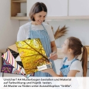 Mobile Preview: Küchenrückwand Folie Herbstwald - Farbenpracht für Ihre Küche A4 Muster