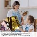 Mobile Preview: Küchenrückwand Folie herbstlicher Wald A4 Muster